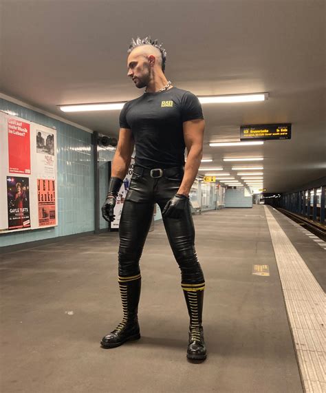 Punkerskinhead Hot Looking Punk In Leather Pants And Boots Tumblr Pics