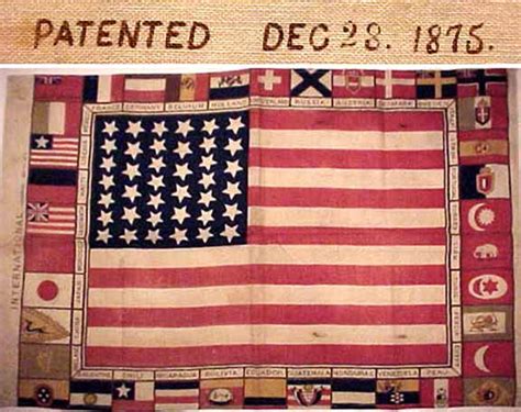 Odowd 1876 American 39 Star Centennial Flag Civil Antique War