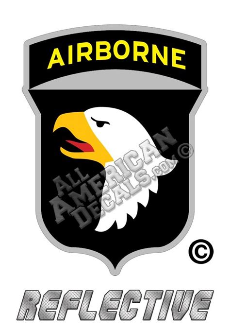 Us Army Airborne Insignia Reflective Decal