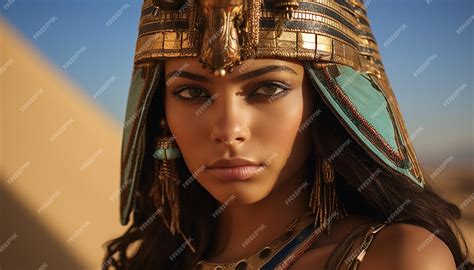 premium ai image the most beautiful teen egyptian girl imaginable elaborate ancient egyptian