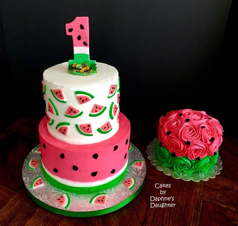 The Bake More One In A Melon Watermelon Birthday Cake Tutorial