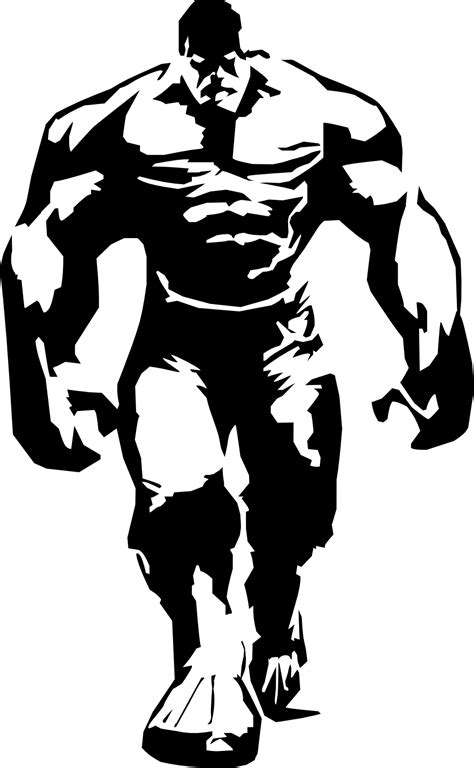 Silueta Logo Hulk Vector Nuryadi Ardi