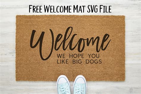 Free Welcome Mat Doormat Svg — Pattern Revolution