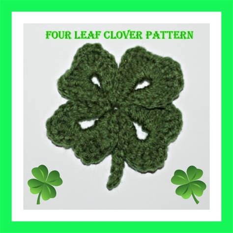 Amys Crochet Creative Creations 4 Leaf Clover Pattern