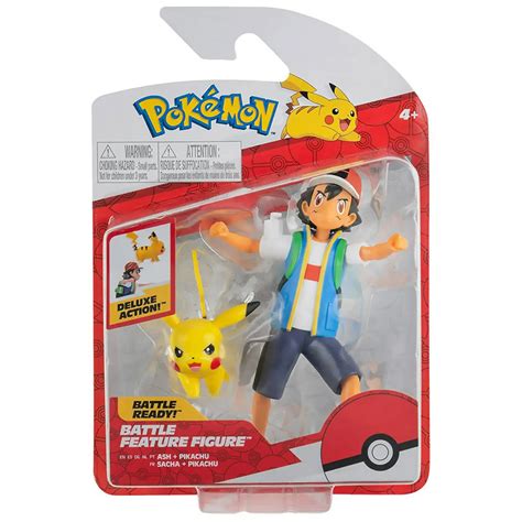 Pokemon Battle Feature Figure Ash Pikachu