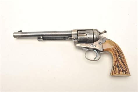 Colt Bisley 7 ½ Single Action Revolver In 32 20 Caliber Remaining In