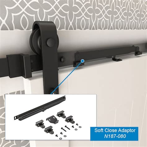 National Hardware 72 In Oil Rubbed Bronze Interior Barn Door Kit In The