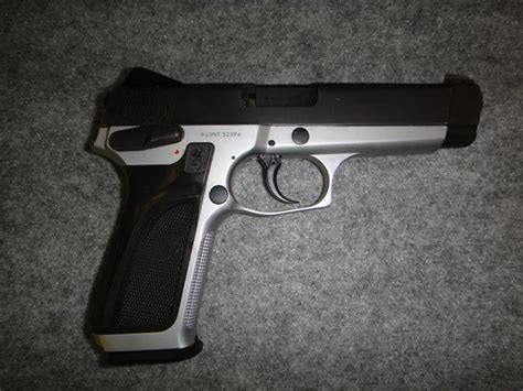 Browning Arms Co Browning Bdm 9mm Luger 2 Tone Silverblack For Sale