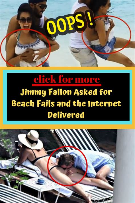 Jimmy Fallon Asked For Beach Fails And The Internet Delivered Jimmy Fallon Funny Fails Fallon
