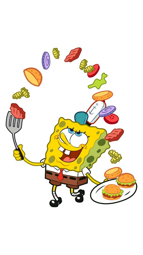 Spongebob Cooking Sticker Spongebob Spongebob Cartoon Spongebob