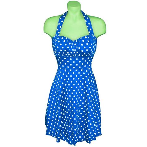 From classic black & white options to more rogue colour combinations, all our polka dot dresses are spot on (pun, of course, intended). Royal Blue and White Polka Dot Halter Dress | Dresses ...