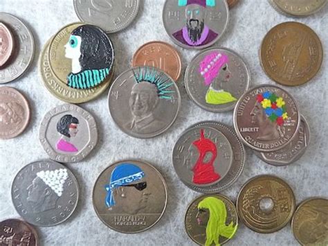 Coin Crafts Diy World Coins Foreign Coins Coin Art Coin Crafts