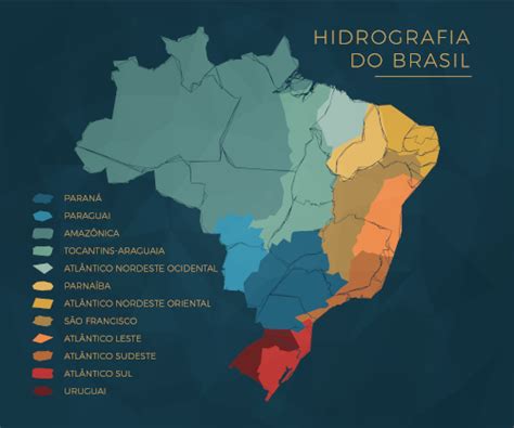 Bacias hidrográficas do Brasil quais são mapa Brasil Escola