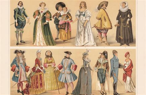 Brève Histoire De La Mode Lévolution Du Vêtement En France