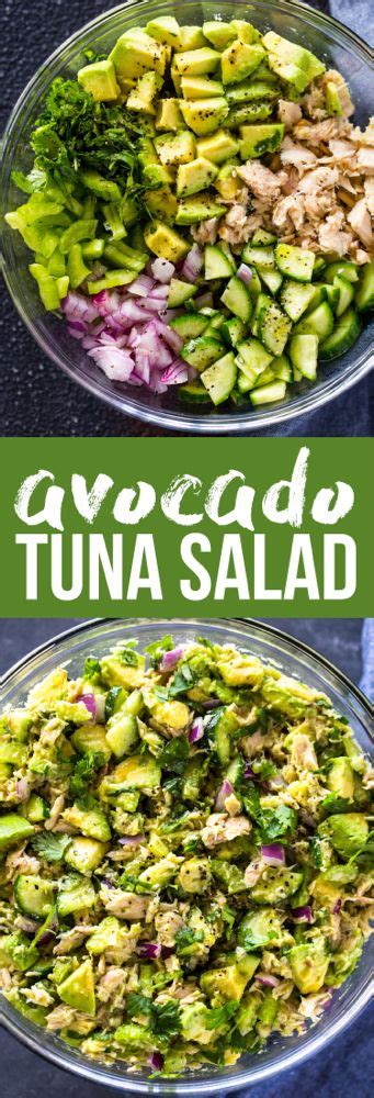 Avocado Tuna Salad Gimme Delicious Avocado Recipes Healthy Avocado
