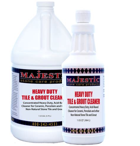 Majestic Heavy Duty Tile And Grout Cleaner Acid Based
