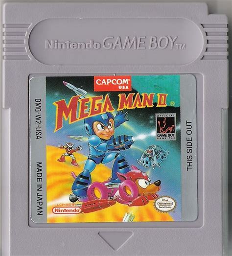 Mega Man Ii 1991 Game Boy Box Cover Art Mobygames