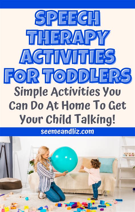 Speech Therapy Activities For Toddlers You Can Do At Home