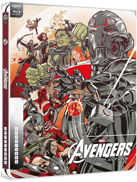 Avengers Age Of Ultron 4k Uhd Blu Ray Steelbook Mondo Exclusive