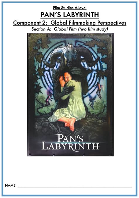 Pans Labyrinth A Level Film Studies Guide Textbook Guidebook