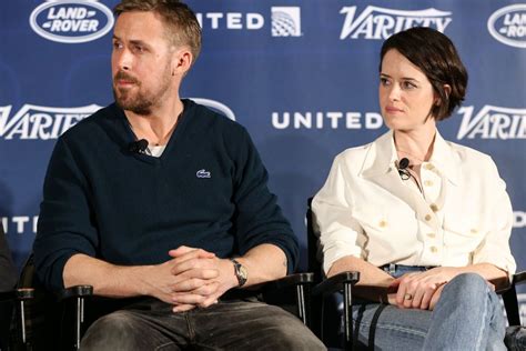 Claire Foy And Ryan Goslong At First Man Variety Screening Series In