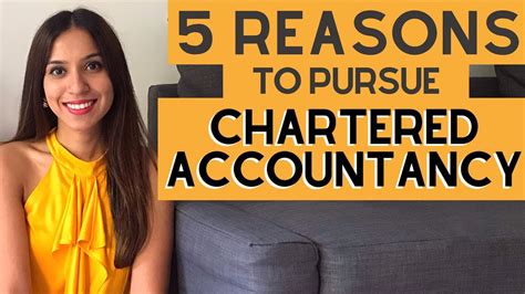 5 Reasons To Become A Chartered Accountant Ca Youtube