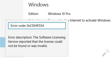 Windows 10 Activation Error Code 0xc004f050 Telegraph