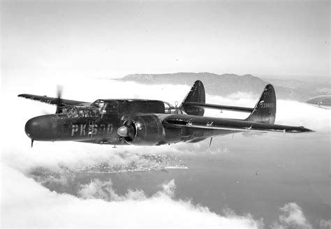 Photo Northrop P 61b Black Widow Night Fighter With The 317th Fighter