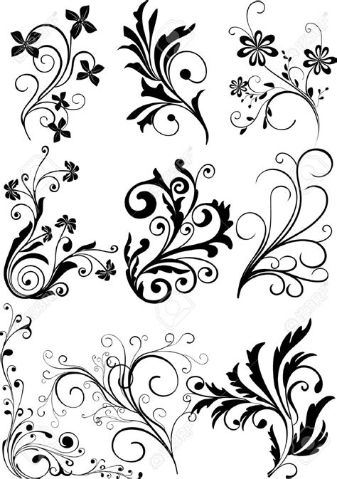 Best Corner Scroll Designs #15635 - Clipartion.com