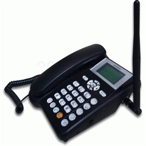 Huawei Fixed Wireless Gsm Table Top Phone Cordless Black