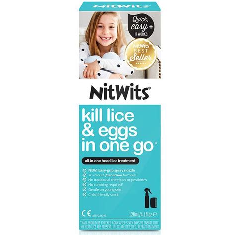 Nitwits All In One Head Lice Solution 120ml Head And Shoulders