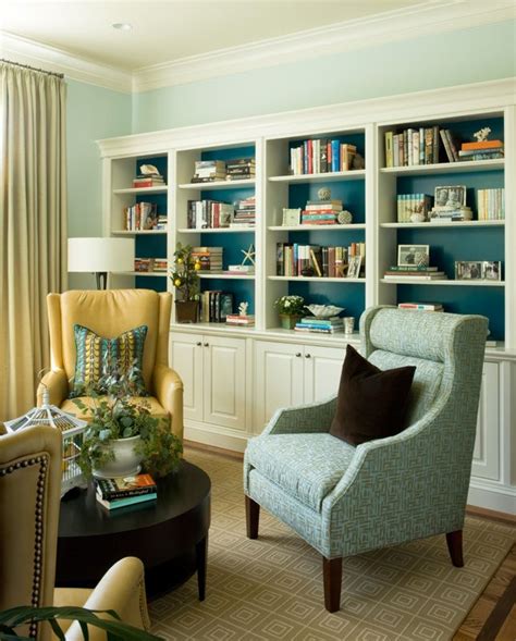 Love The Painted Background Of The White Bookcase Liz Levin Interiors