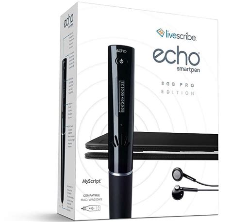 Livescribe Echo Smartpen 8gb Pro Edition Stores Up To 800 Hours Slashgear
