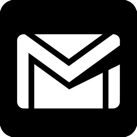 Gmail Icon Black At Collection Of Gmail Icon Black