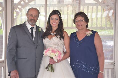 Click here for more wedding day cards! Bride with parents | Destination wedding venues, Wedding ...