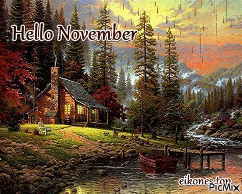 Hello November Raining Cabin  Pictures Photos And Images For
