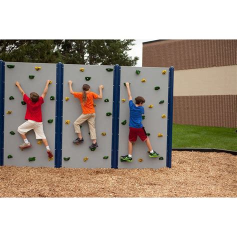 Everlast Climbing Gray Playground Walls — Outdoor Workout Supply