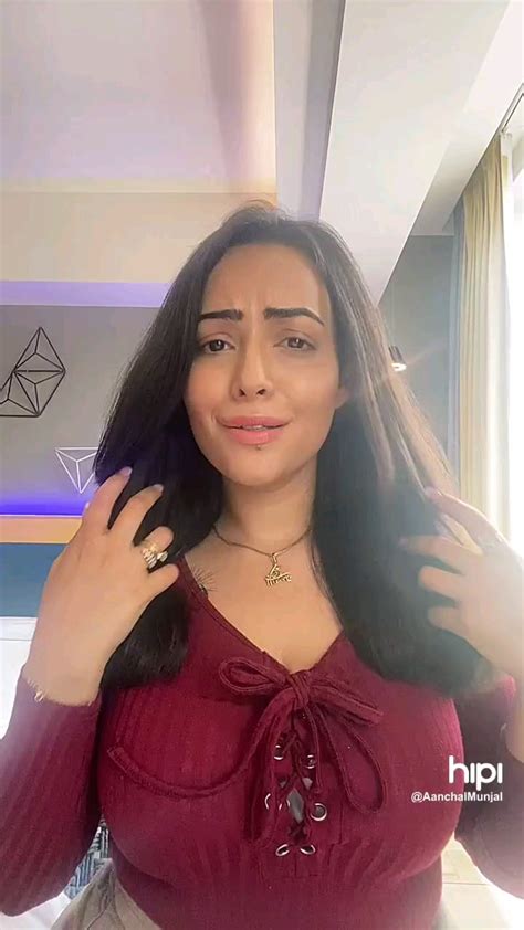 Horny Aanchal Munjal Flaunting Her Big Boobs Deserves A Big Cock Between Her Boobs R