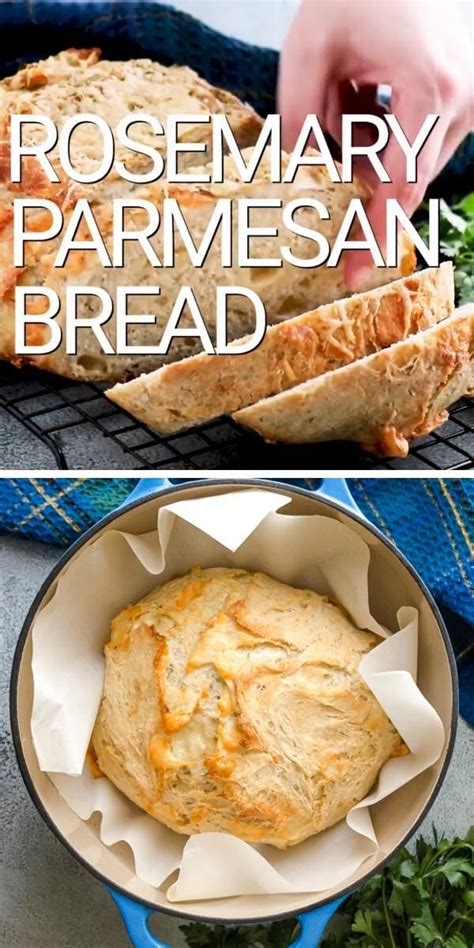 Want to bake artisan bread in a dutch oven? Rosemary Parmesan Bread in 2020 | Dutch oven recipes ...