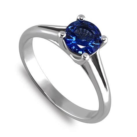 Detective conan and the fist of blue sapphire, what will they do? 1.0 Carat Genuine Blue Sapphire Solitaire Engagement Ring ...