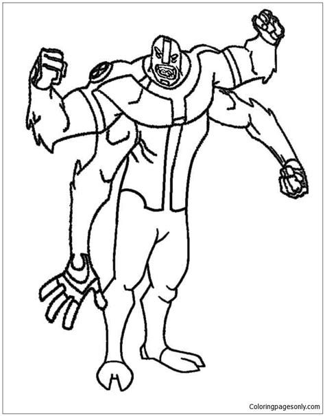 1045 x 1280 jpeg 317 кб. Ben 10 - image 3 Coloring Page - Free Coloring Pages Online