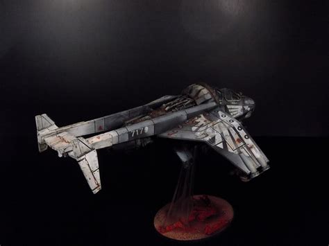 Imperial Navy Vulture Gunship Gunship Imperial Sci Fi Spaceship