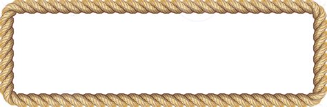 Brown Rope Frame Banner 19046244 Png