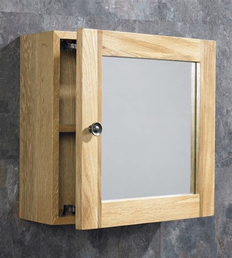 But whether the case of a mirror with guard, with kit, or simple one tack to the wall, we can customize and decorate to your liking, or according to the style of the toilet. 380mm Wide Solid Oak Bathroom Wall Mirror Cabinet with a ...
