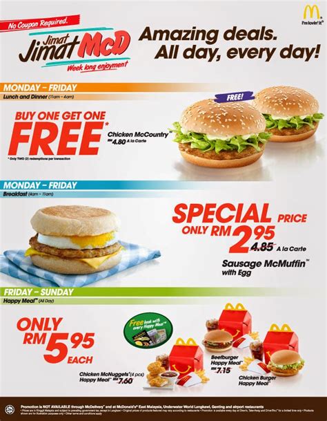 More than 12 mcdonald happy meal malaysia at pleasant prices up to 12 usd fast and free worldwide shipping! JIMAT JIMAT MCD | Malaysian Foodie