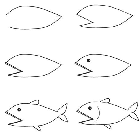 How To Draw Fish Step By Step For Kids Runduarsted Nover1956