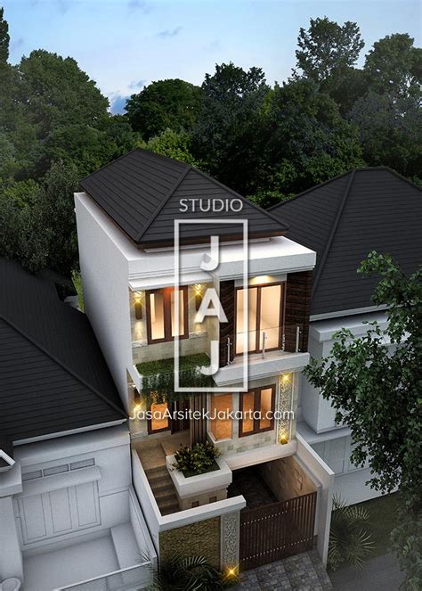 Potret rumah dua lantai yang nyeleneh berhasil menjadi sorotan publik. Desain Rumah 2 Lantai Luas Bangunan 200m2 style Bali ...