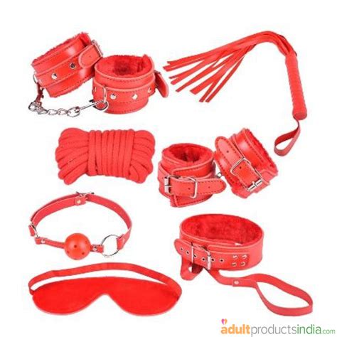 Pieces Bondage Kit Red Adult Products India