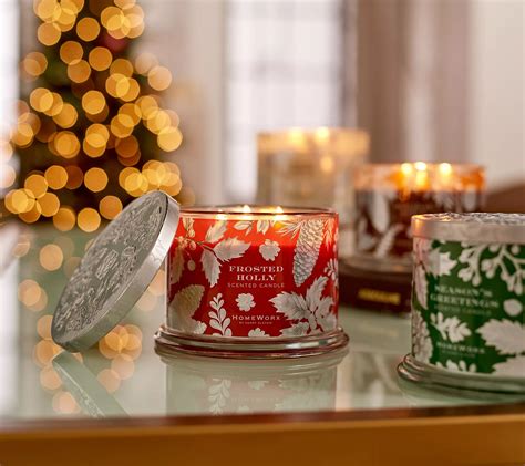 As Is Homeworx By Harry Slatkin Special Edition Holiday Candles Qvc Com