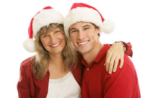 Mama E Hijo De La Navidad Junto Foto De Archivo Imagen De Maduro Feliz